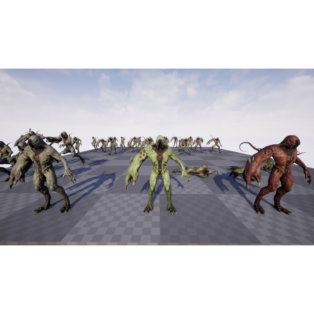 Monster Boss 3D Model – Low Poly Rigged Character with PBR Textures - View 18
