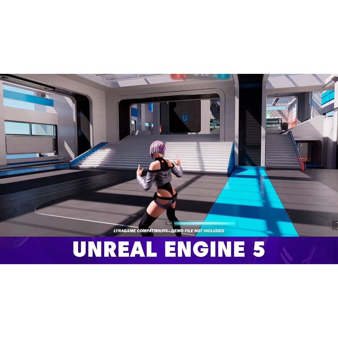 Lucy Cyberpunk Edgerunner 3D Model – Game Ready Low-Poly Character, Blender, FBX - View 20