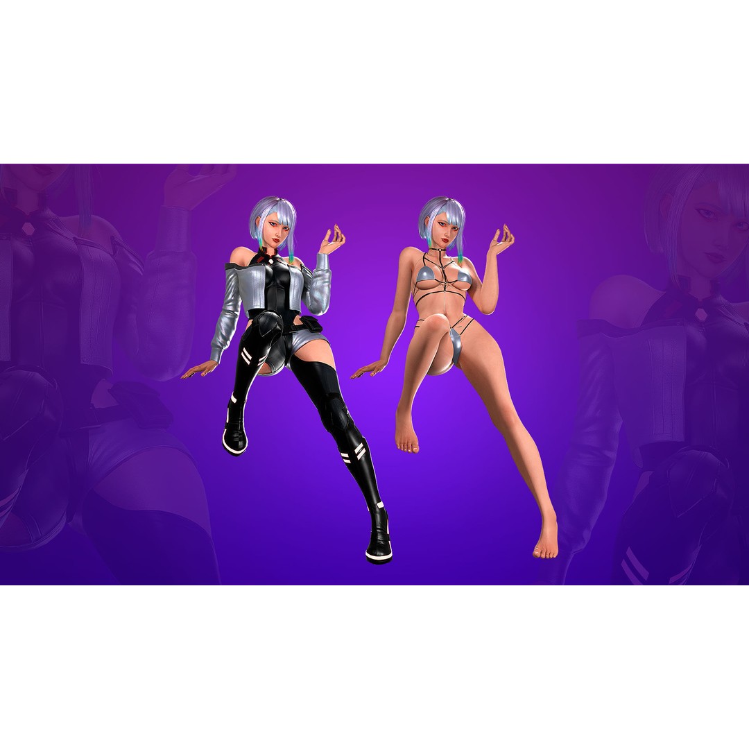 Lucy Cyberpunk Edgerunner 3D Model – Game Ready Low-Poly Character, Blender, FBX - View 9