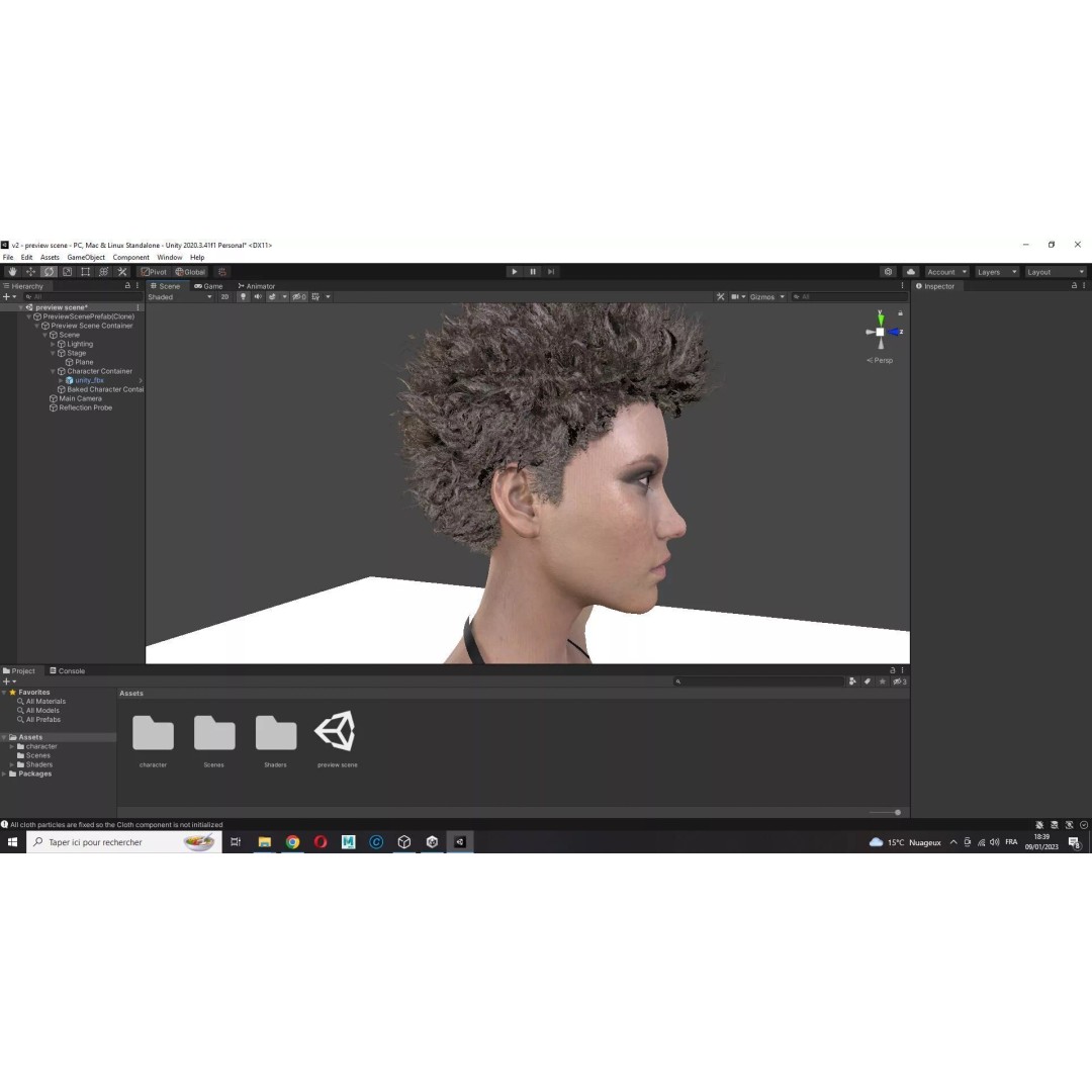 Realistic Young Woman 3D Model – Low Poly Game Ready Character, FBX - View 29