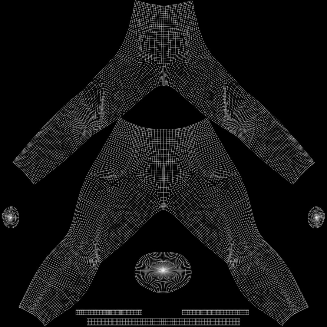 Male Black Leather Futuristic Dystopian Rider Outfit 3D Model – Low Poly Game Asset, FBX