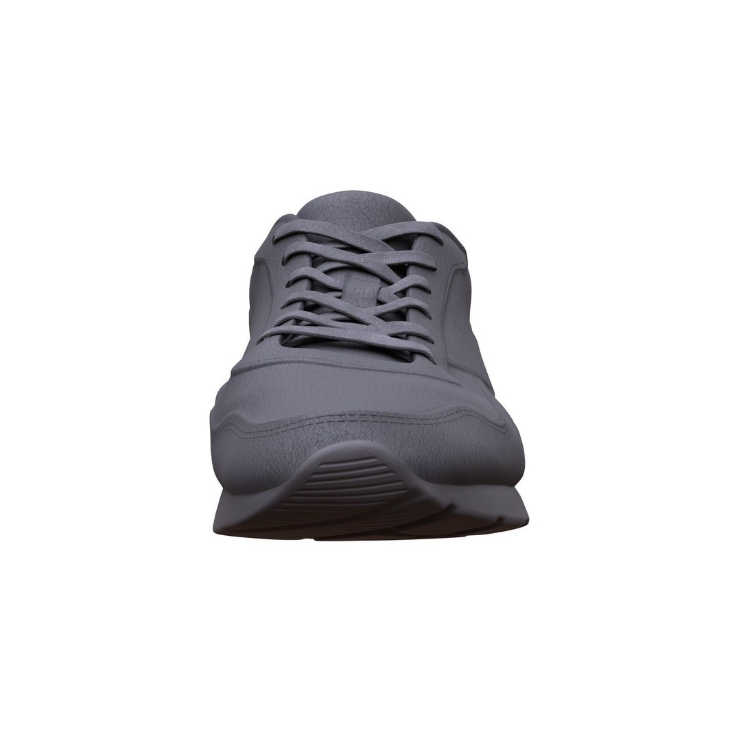 Shoes 3D Model – Low Poly Rigged Footwear for Games, FBX, Blender - View 11