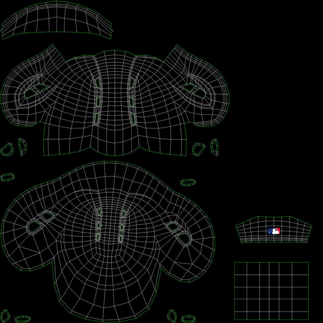 Baseball Helmet 3D Model – Low Poly Black Safety Gear, FBX