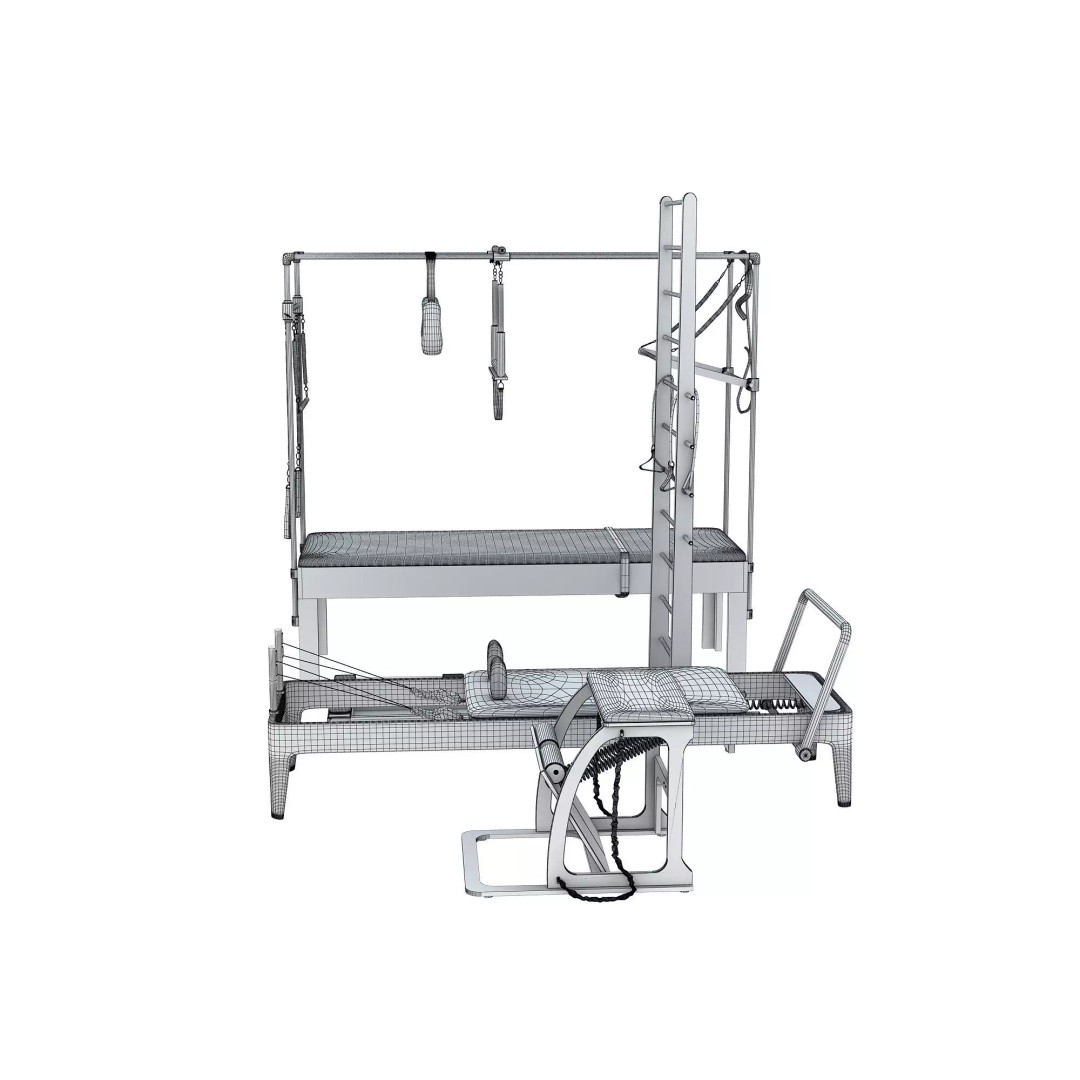 Pilates Equipment 3D Model – High-Quality Gym Asset, FBX & OBJ - View 20