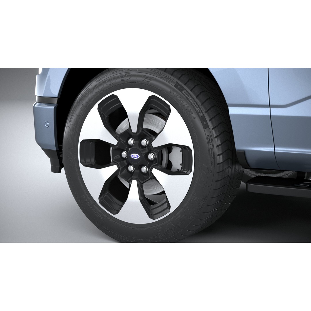 F150 Lightning 2022 3D Model – High Poly Game Asset, FBX, OBJ, 3dsmax - View 18