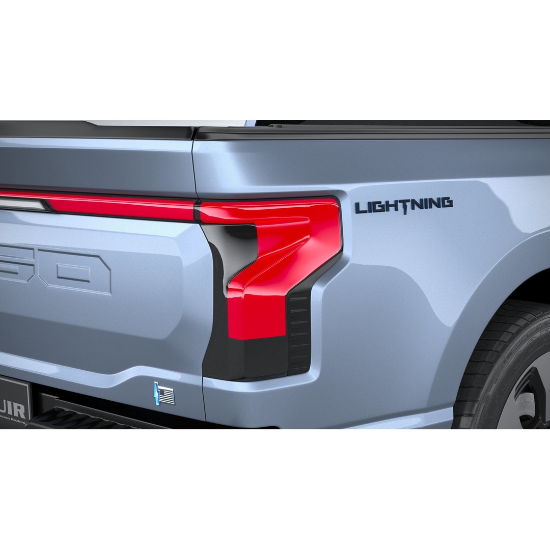 F150 Lightning 2022 3D Model – High Poly Game Asset, FBX, OBJ, 3dsmax - View 20