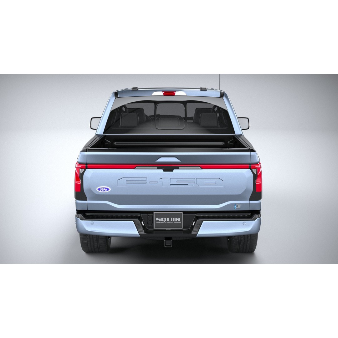 F150 Lightning 2022 3D Model – High Poly Game Asset, FBX, OBJ, 3dsmax - View 6