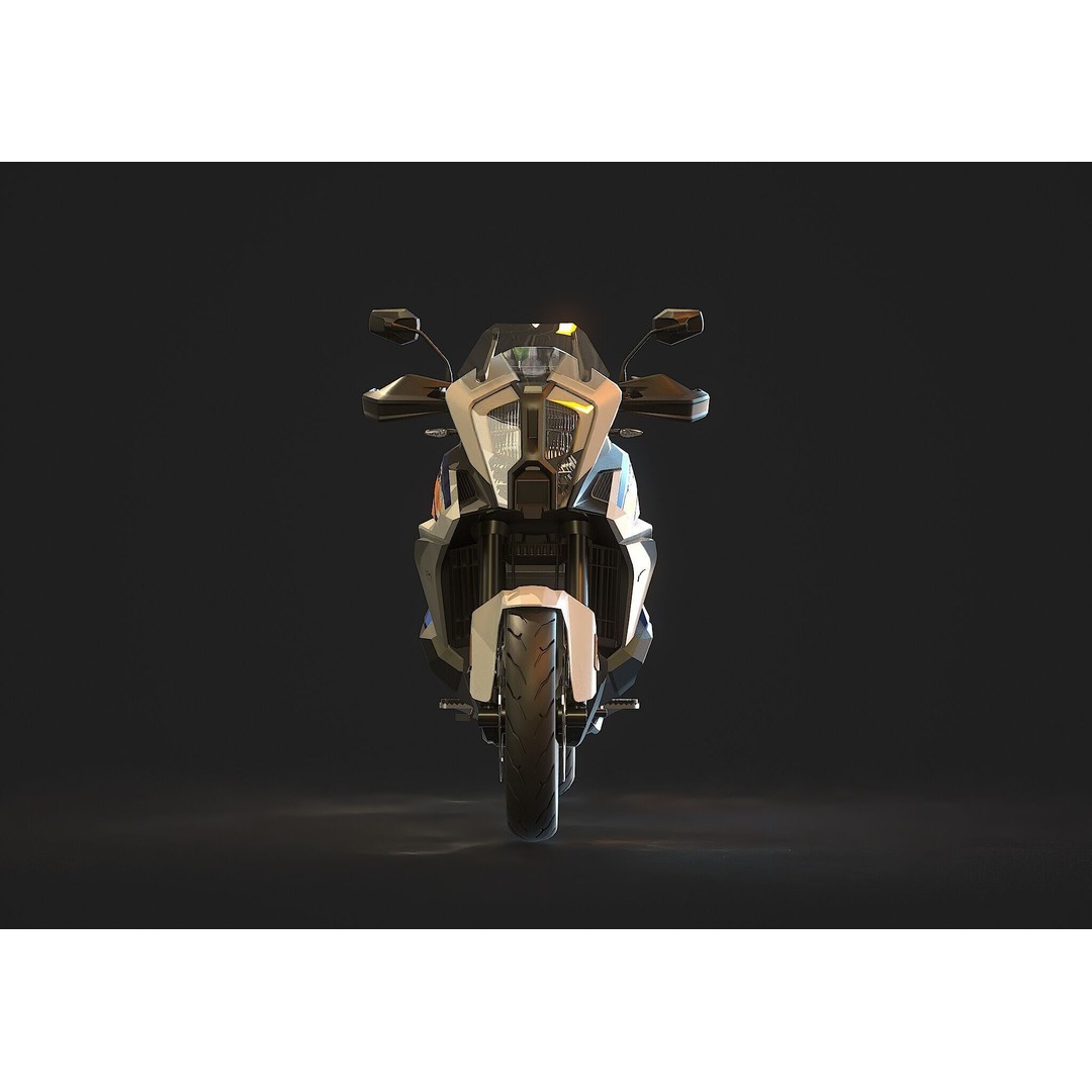KTM 1290 Super Adventure 2021 3D Model – Detailed Base Mesh for Customization - View 6