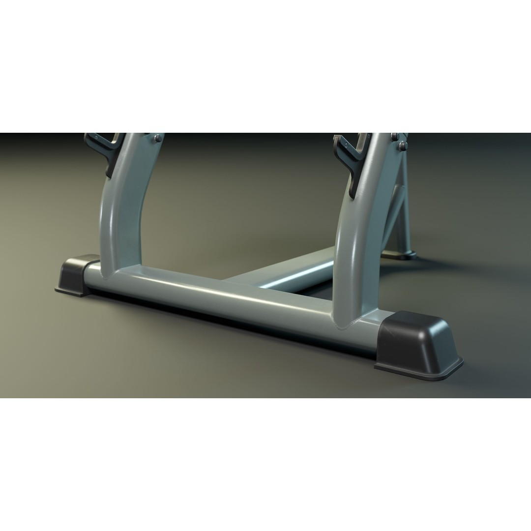 Scott Bench 3D Model – Low Poly PBR Game Asset, FBX, Blender - View 7