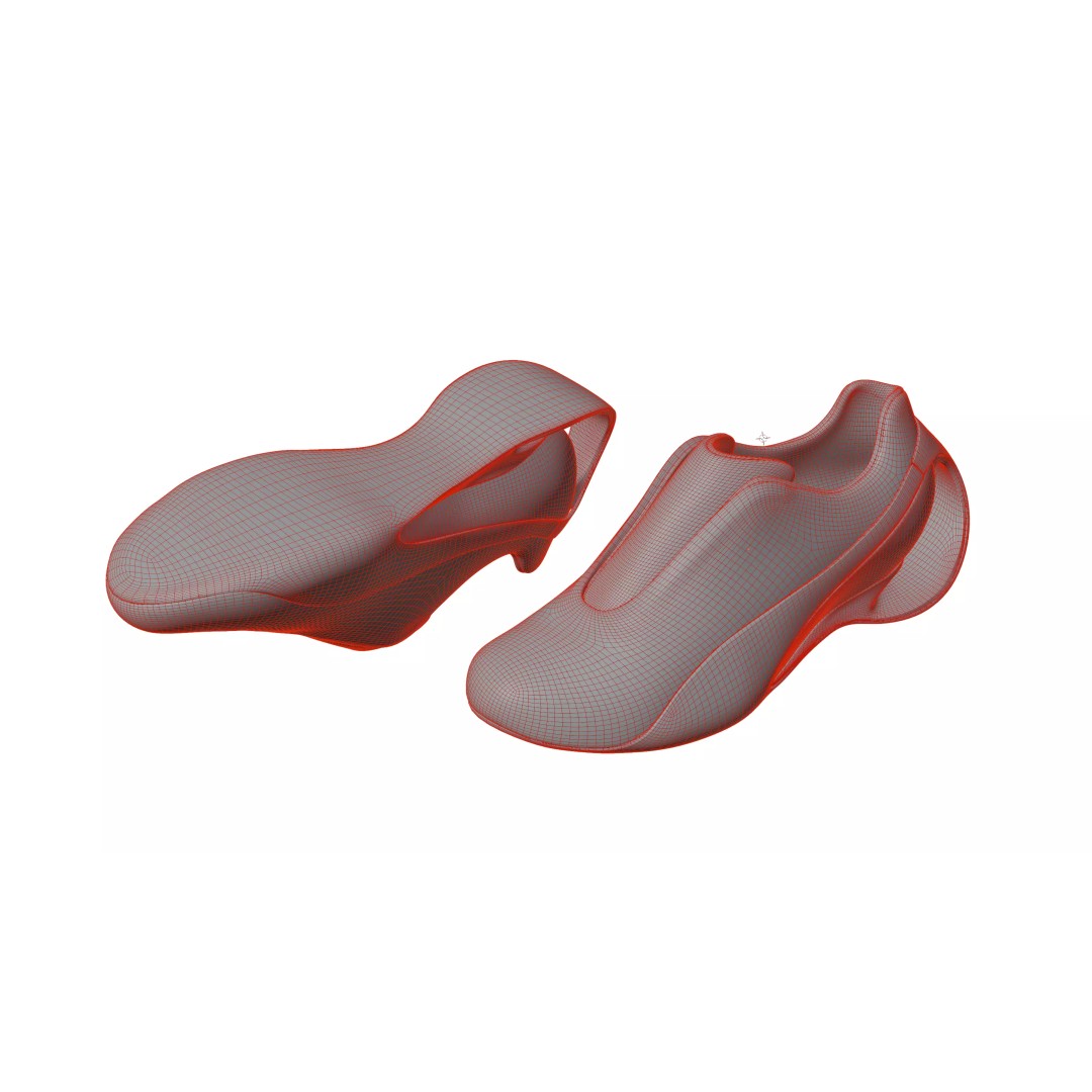 Puma Levitation Sneaker 3D Model – Low Poly Game Asset, FBX - View 10