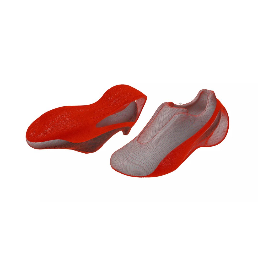 Puma Levitation Sneaker 3D Model – Low Poly Game Asset, FBX - View 11