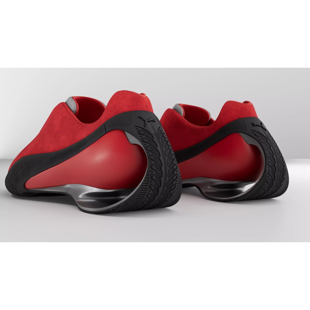 Puma Levitation Sneaker 3D Model – Low Poly Game Asset, FBX - View 34
