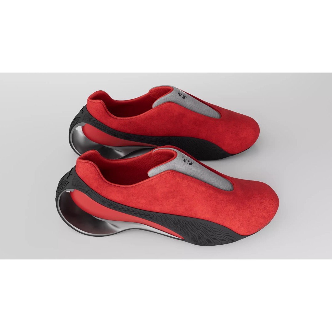Puma Levitation Sneaker 3D Model – Low Poly Game Asset, FBX - View 49