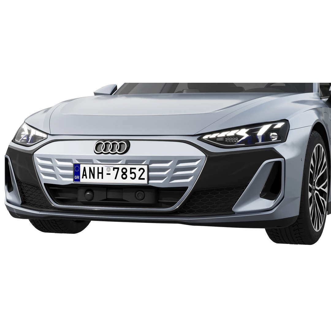 Audi S e-tron GT 2025 3D Model – High Poly Car Asset, FBX, PBR - View 11