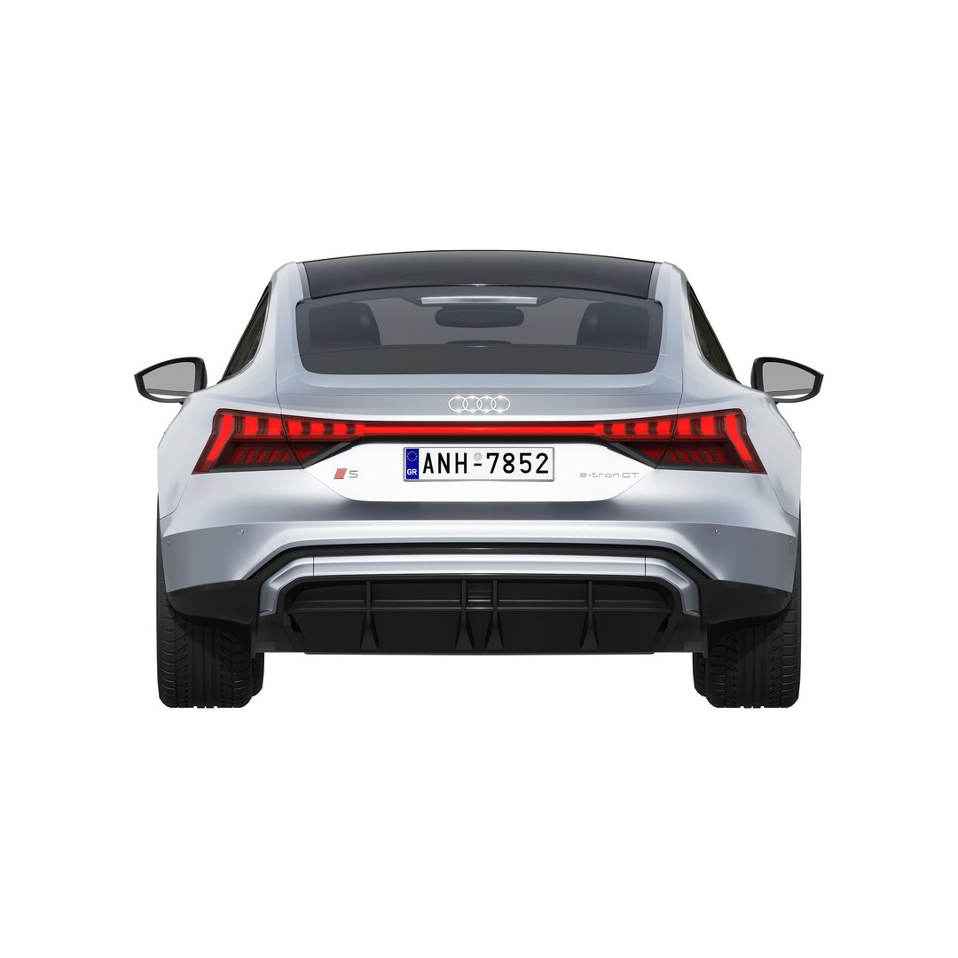 Audi S e-tron GT 2025 3D Model – High Poly Car Asset, FBX, PBR - View 9