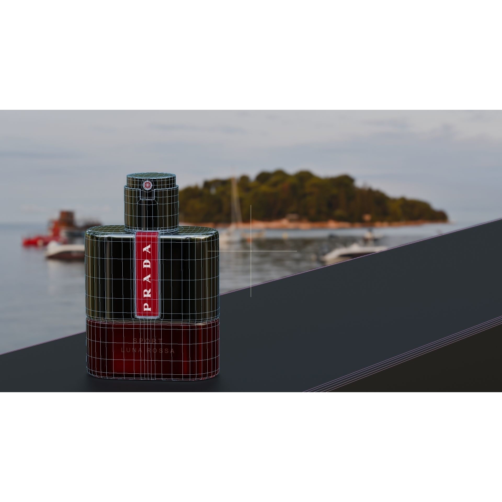 Prada Luna Rossa - Low-Poly Game-Ready 3D Model