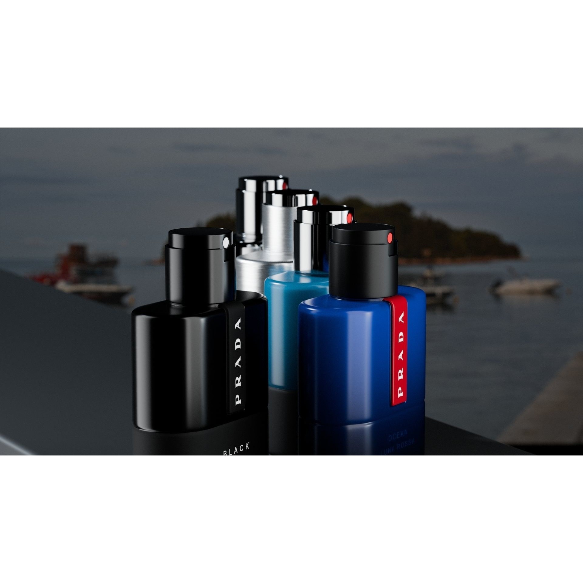 Prada Luna Rossa - Low-Poly Game-Ready 3D Model - View 4