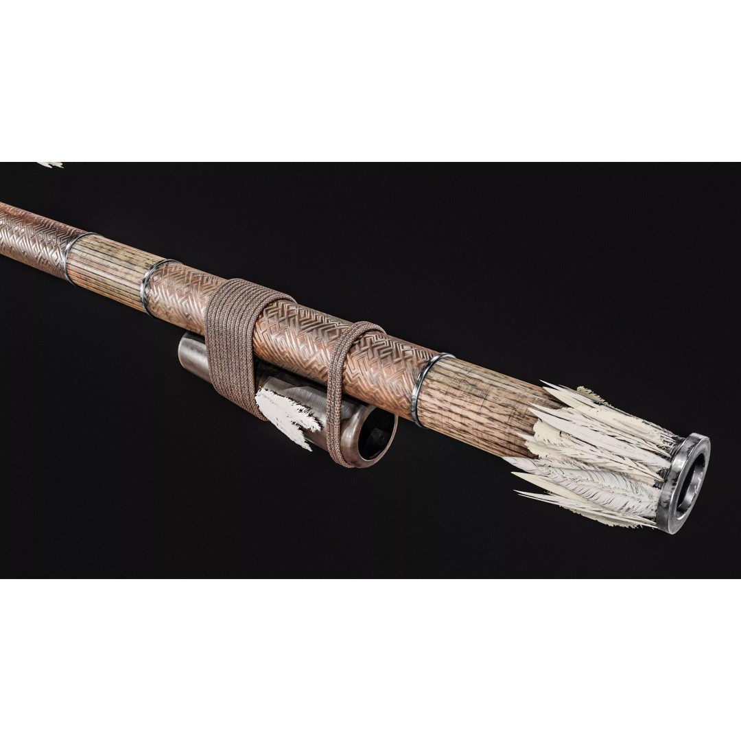 Darts Blow Gun 3D Model – Low Poly PBR Game Asset, FBX - View 13