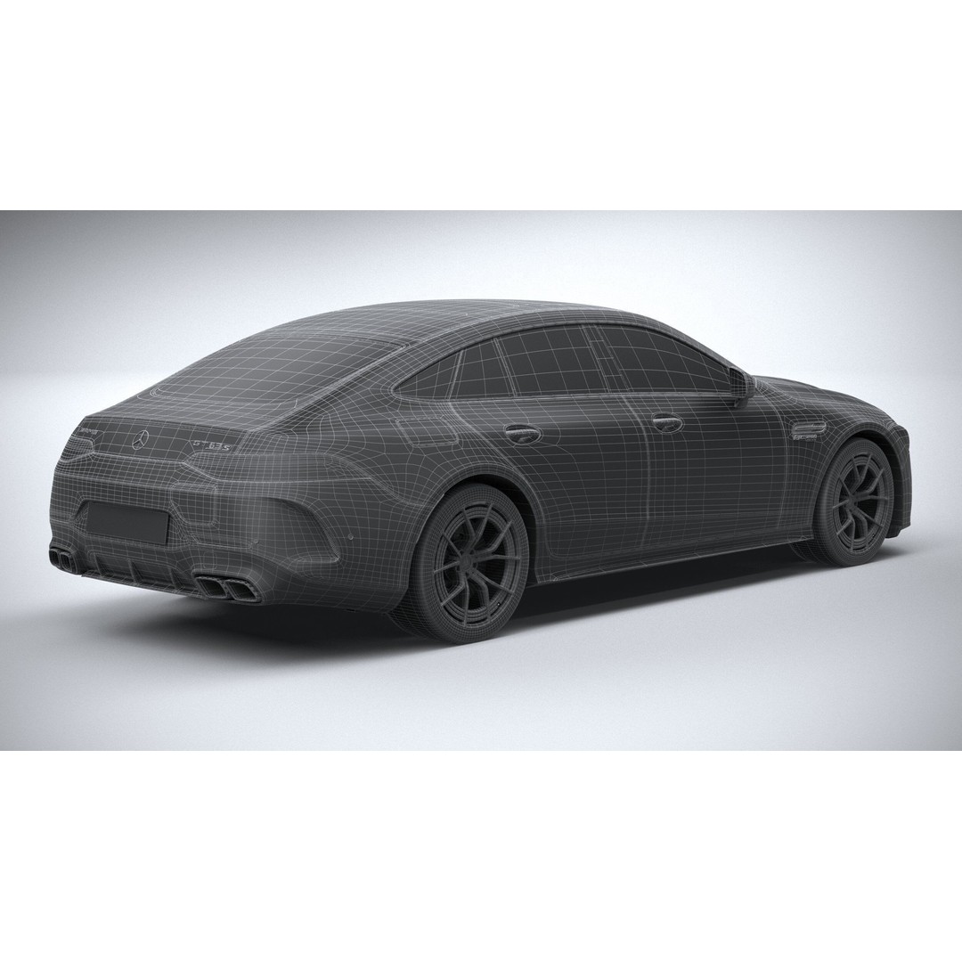 Mercedes-Benz AMG GT63 S E Performance 3D Model – High Poly Car Asset, FBX, OBJ