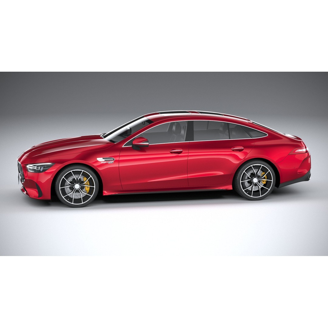 Mercedes-Benz AMG GT63 S E Performance 3D Model – High Poly Car Asset, FBX, OBJ - View 10