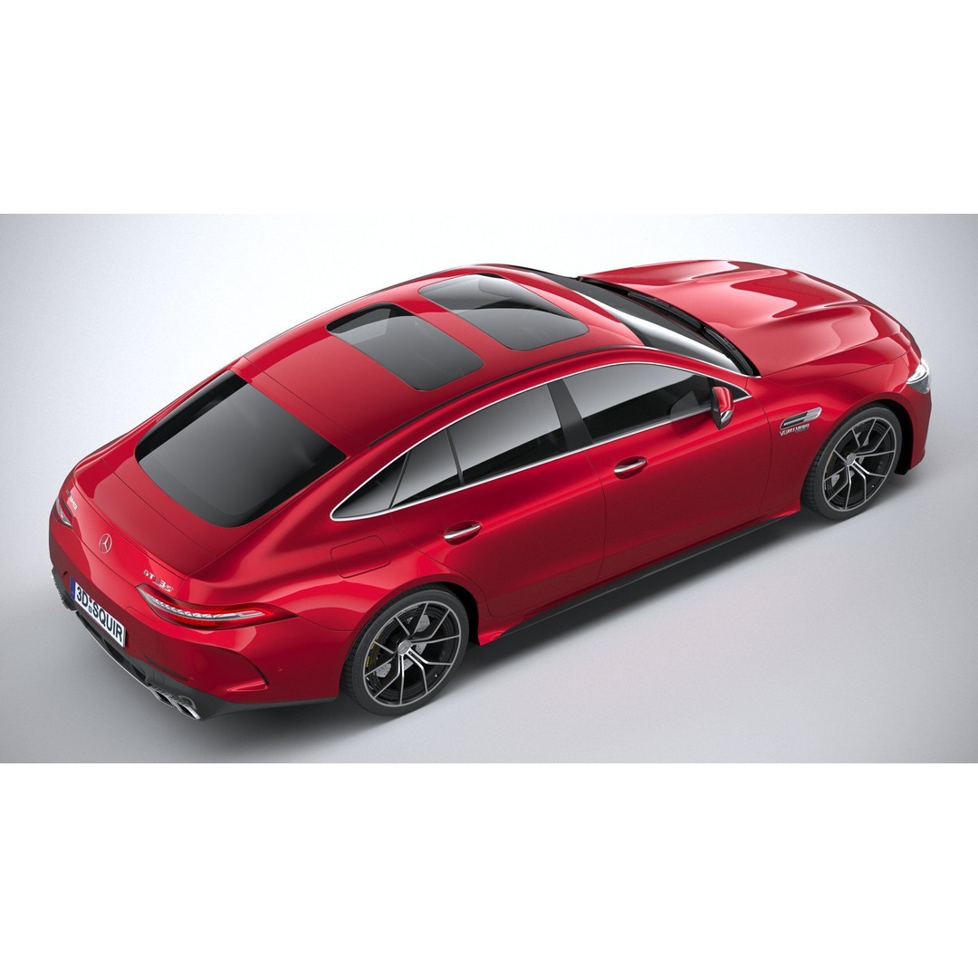 Mercedes-Benz AMG GT63 S E Performance 3D Model – High Poly Car Asset, FBX, OBJ - View 12
