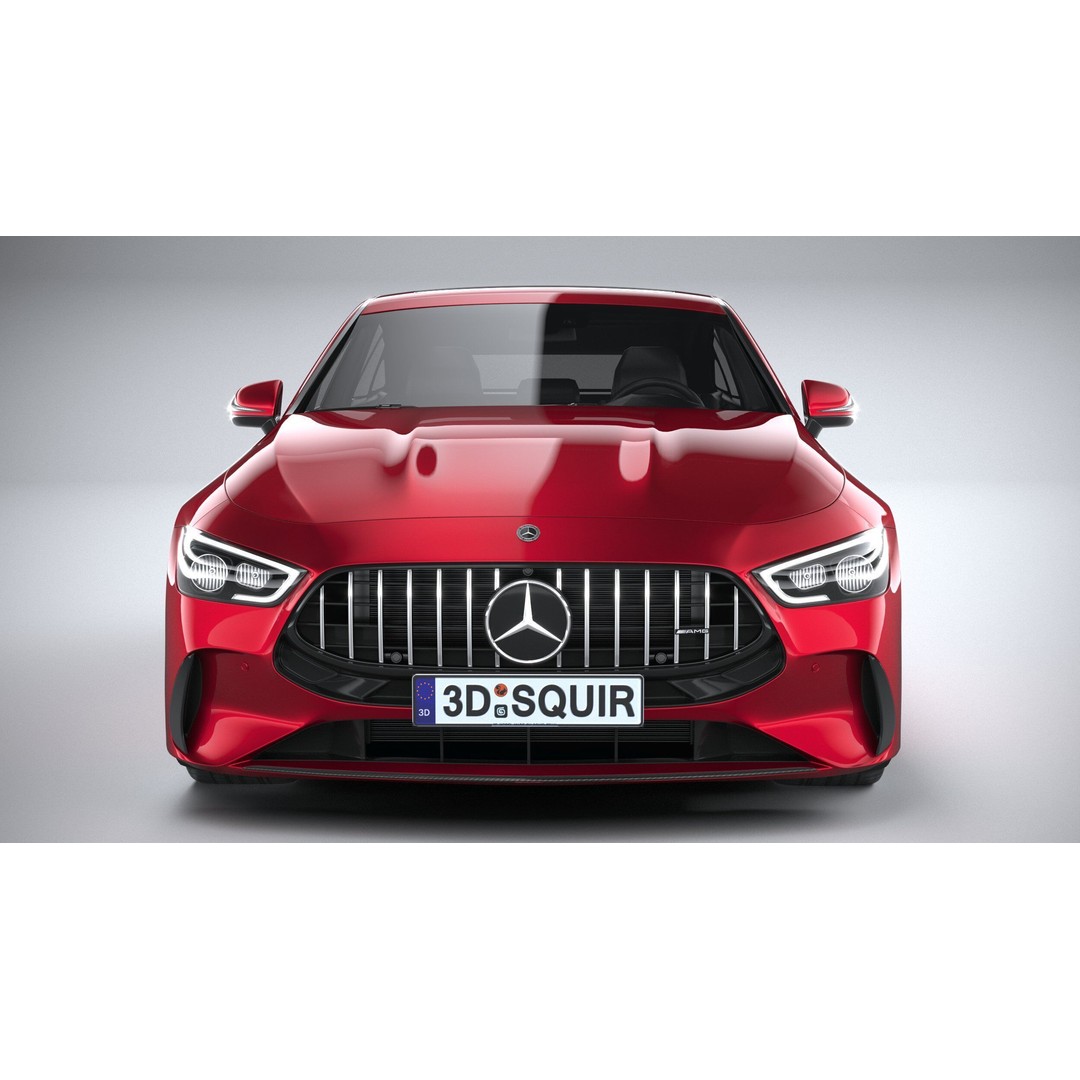 Mercedes-Benz AMG GT63 S E Performance 3D Model – High Poly Car Asset, FBX, OBJ - View 15