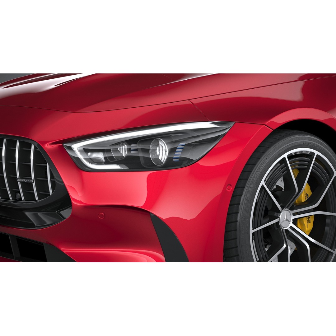 Mercedes-Benz AMG GT63 S E Performance 3D Model – High Poly Car Asset, FBX, OBJ - View 16