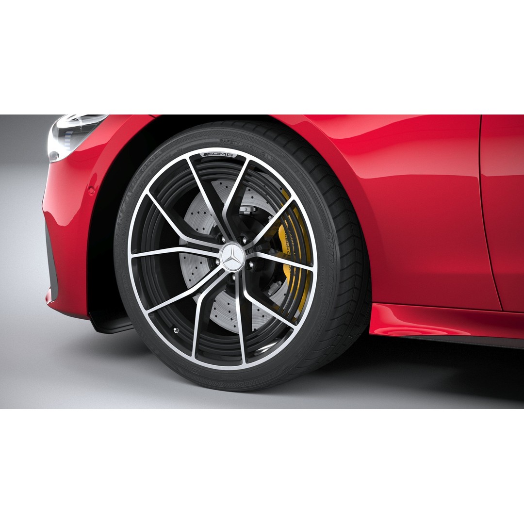 Mercedes-Benz AMG GT63 S E Performance 3D Model – High Poly Car Asset, FBX, OBJ - View 18