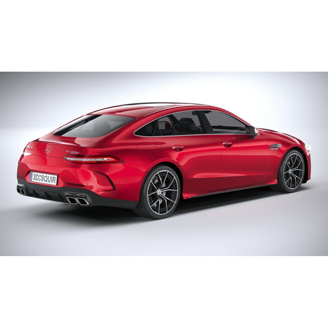 Mercedes-Benz AMG GT63 S E Performance 3D Model – High Poly Car Asset, FBX, OBJ - View 19