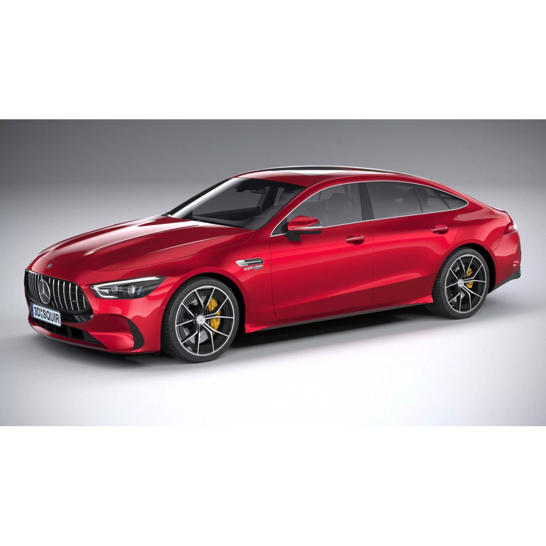 Mercedes-Benz AMG GT63 S E Performance 3D Model – High Poly Car Asset, FBX, OBJ - View 2