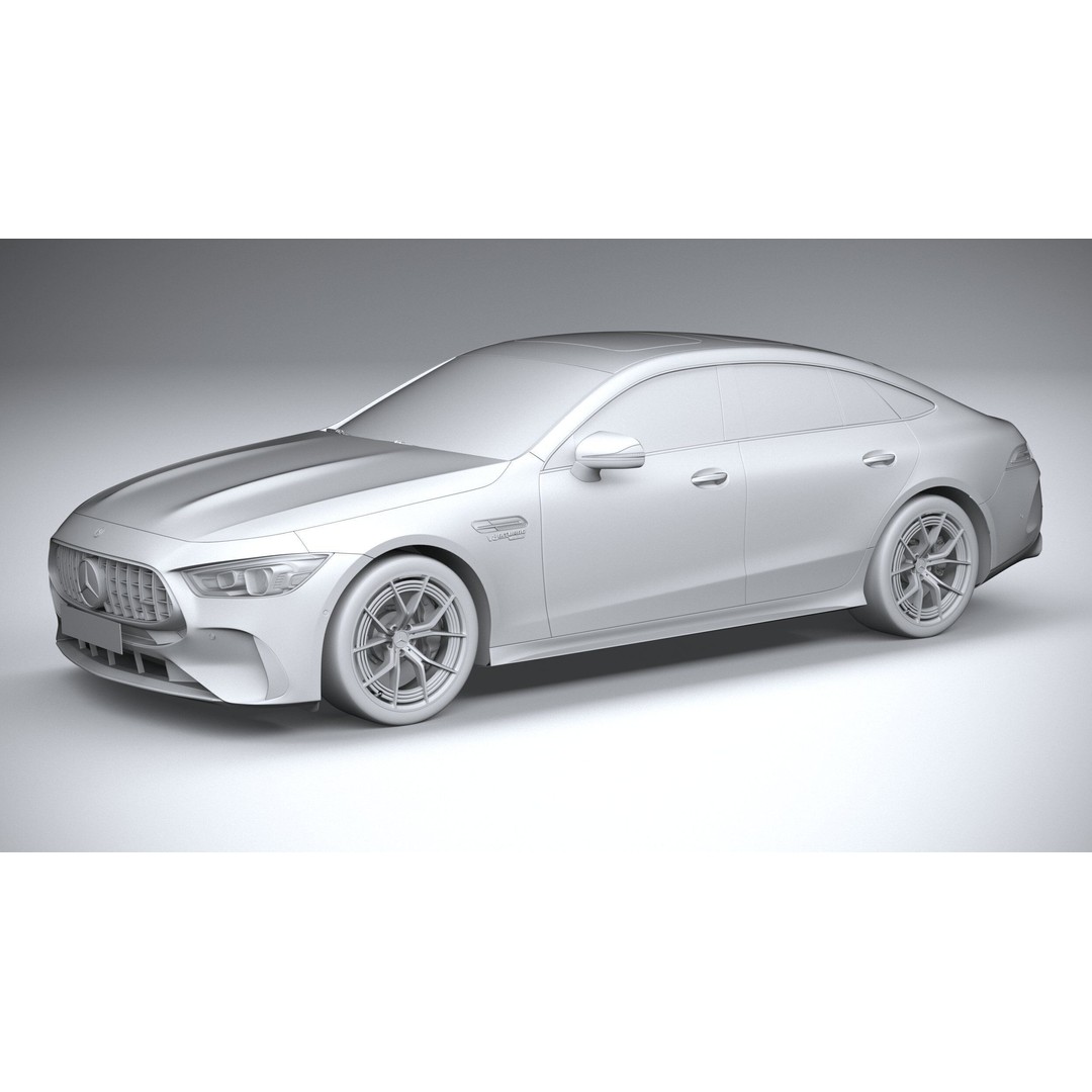 Mercedes-Benz AMG GT63 S E Performance 3D Model – High Poly Car Asset, FBX, OBJ - View 21