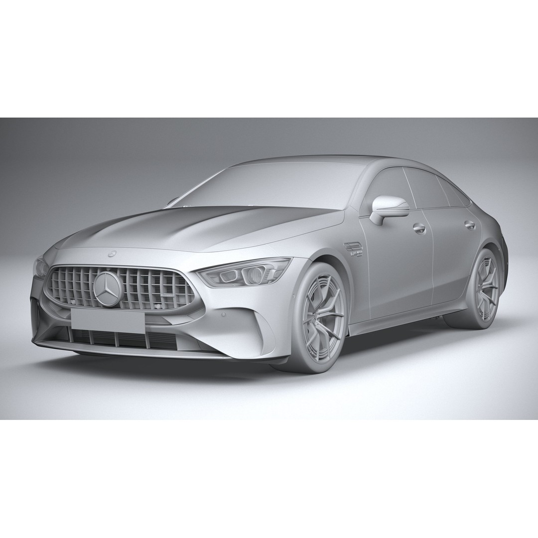 Mercedes-Benz AMG GT63 S E Performance 3D Model – High Poly Car Asset, FBX, OBJ - View 22