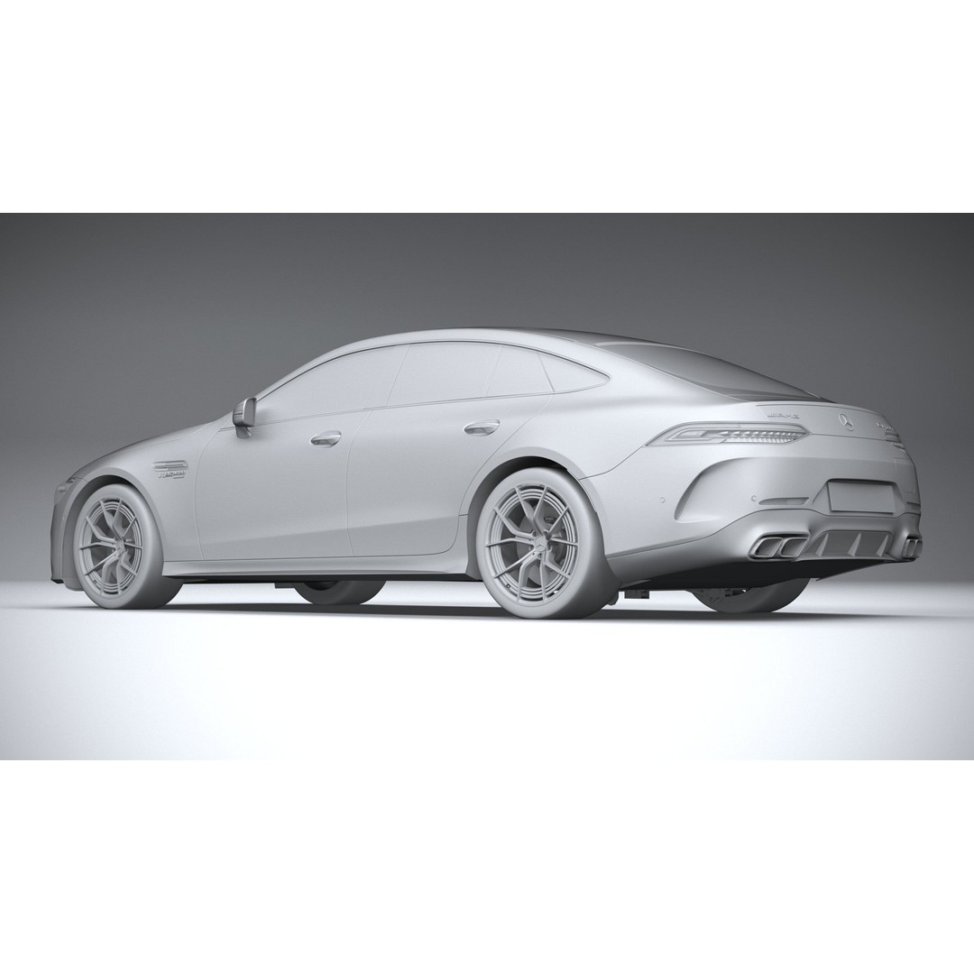 Mercedes-Benz AMG GT63 S E Performance 3D Model – High Poly Car Asset, FBX, OBJ - View 23