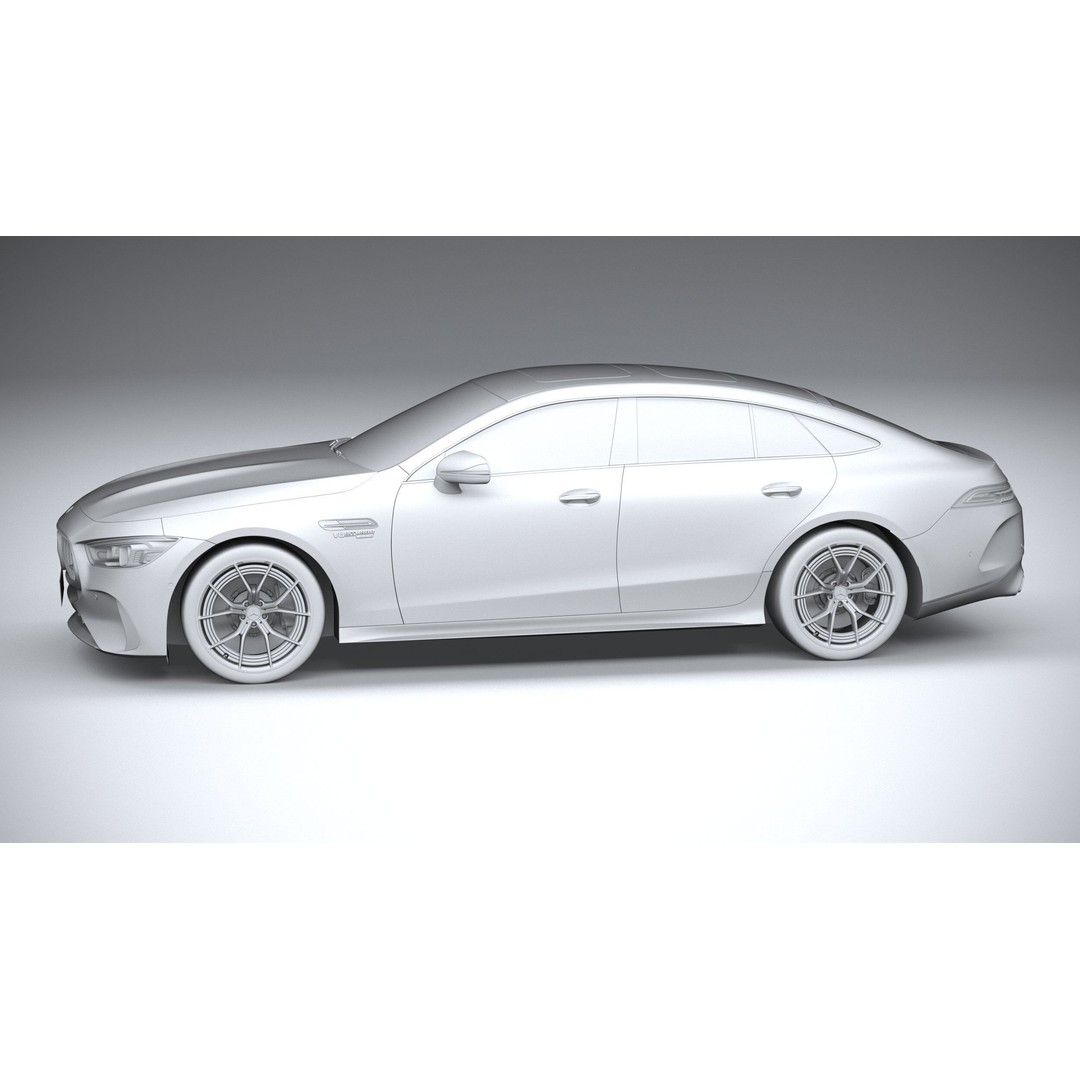 Mercedes-Benz AMG GT63 S E Performance 3D Model – High Poly Car Asset, FBX, OBJ - View 24