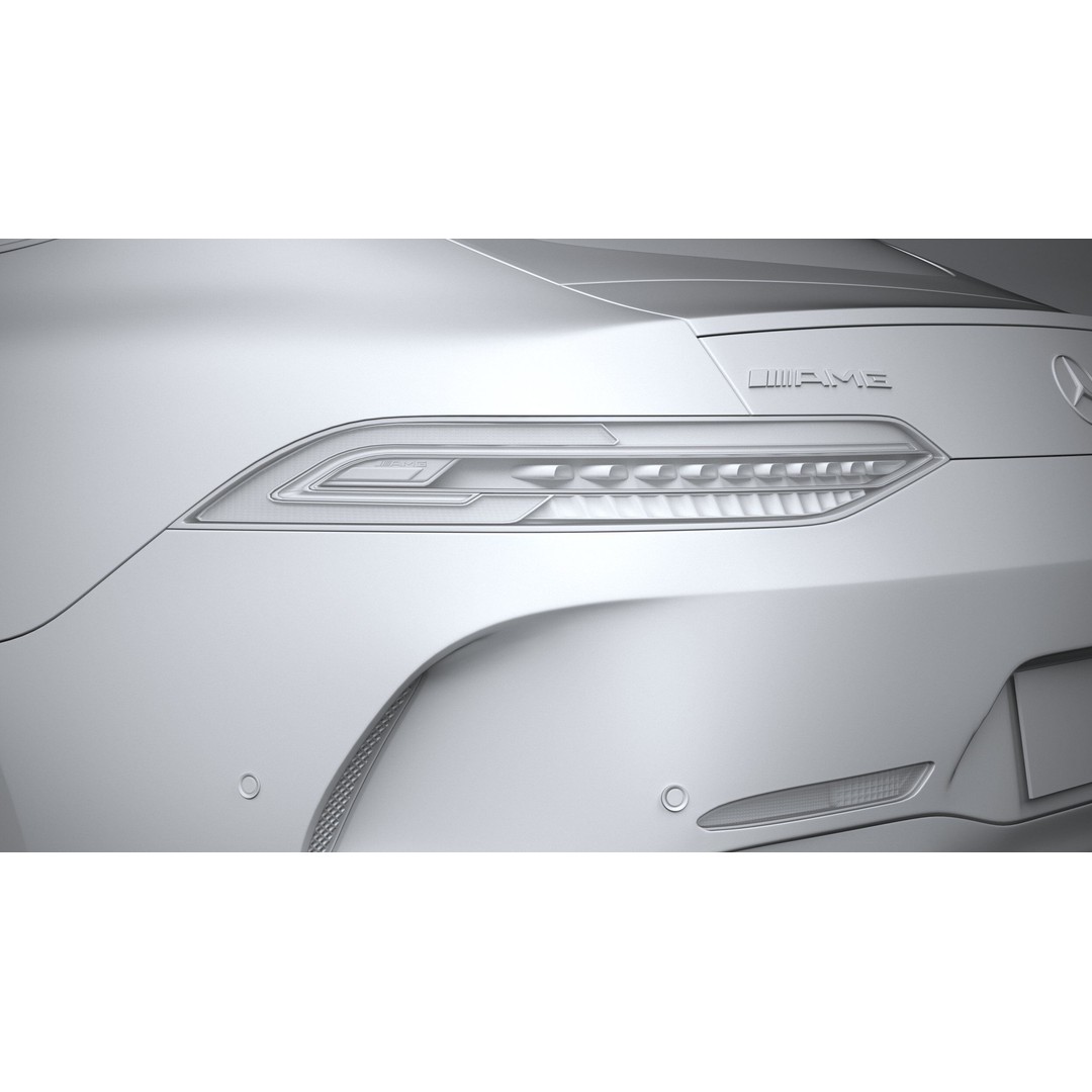 Mercedes-Benz AMG GT63 S E Performance 3D Model – High Poly Car Asset, FBX, OBJ - View 26