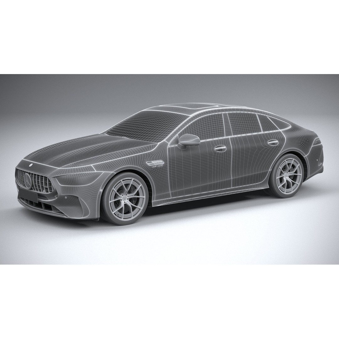 Mercedes-Benz AMG GT63 S E Performance 3D Model – High Poly Car Asset, FBX, OBJ - View 28