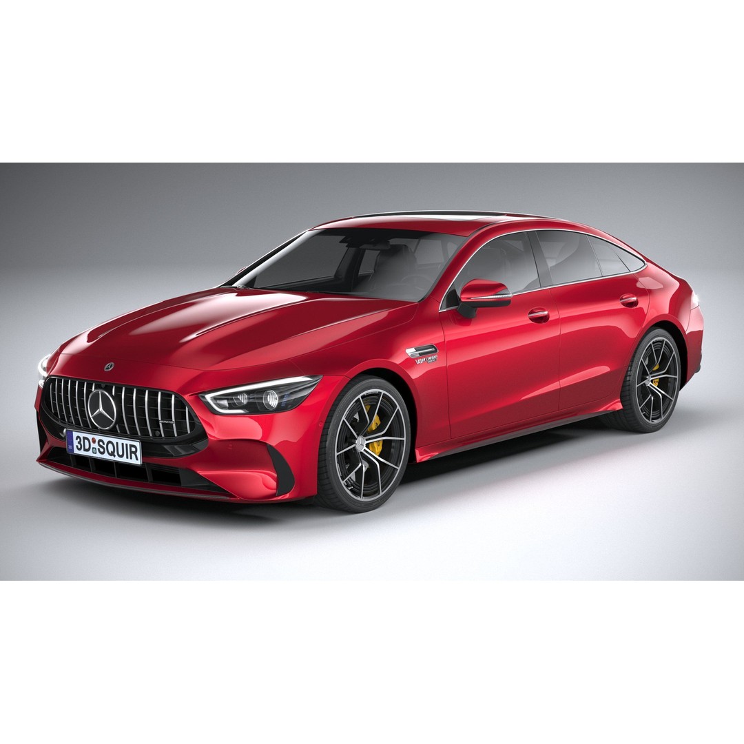 Mercedes-Benz AMG GT63 S E Performance 3D Model – High Poly Car Asset, FBX, OBJ - View 3