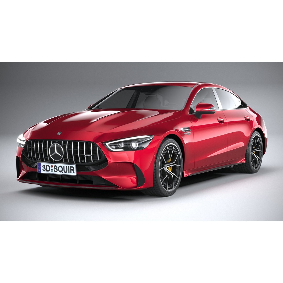 Mercedes-Benz AMG GT63 S E Performance 3D Model – High Poly Car Asset, FBX, OBJ - View 4