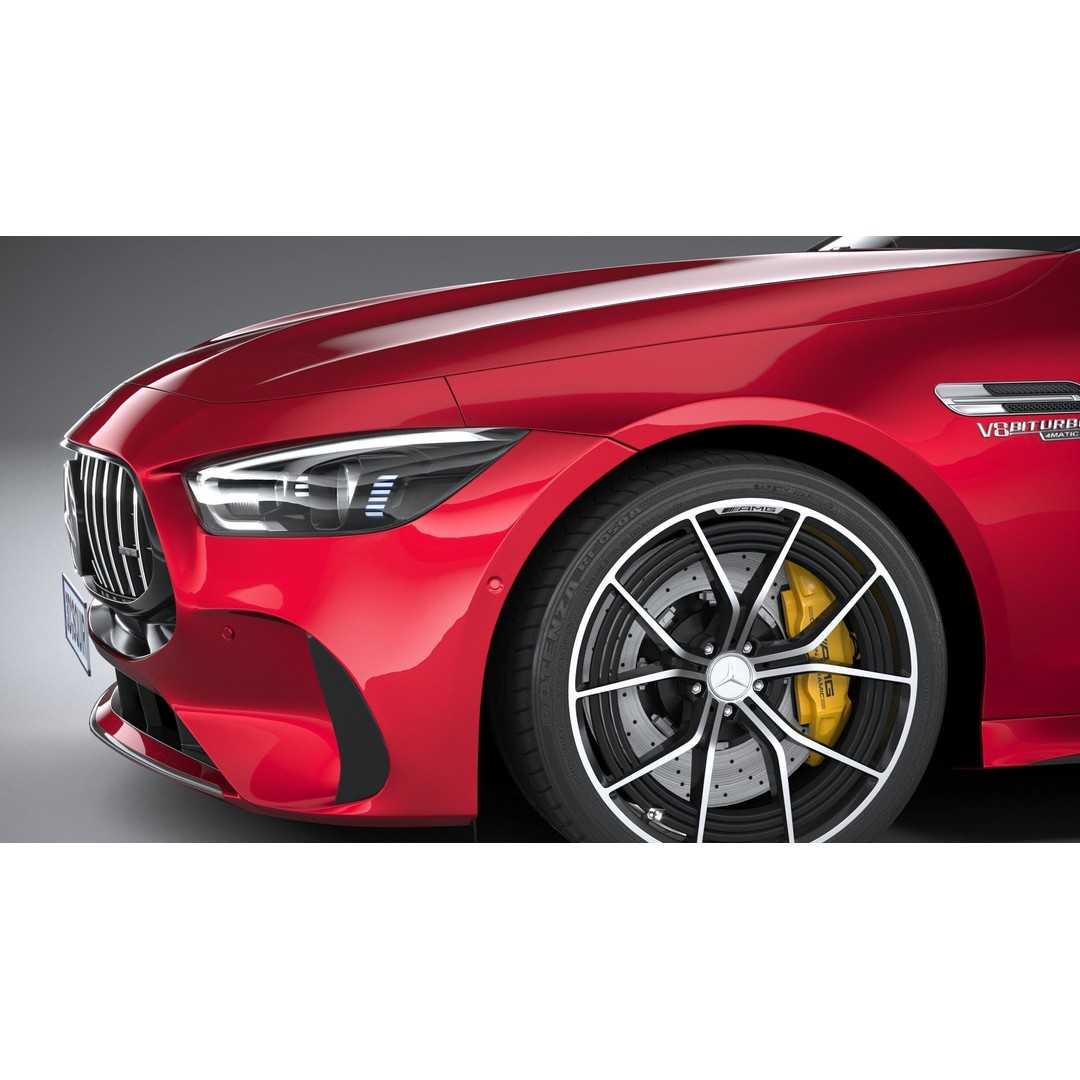 Mercedes-Benz AMG GT63 S E Performance 3D Model – High Poly Car Asset, FBX, OBJ - View 5