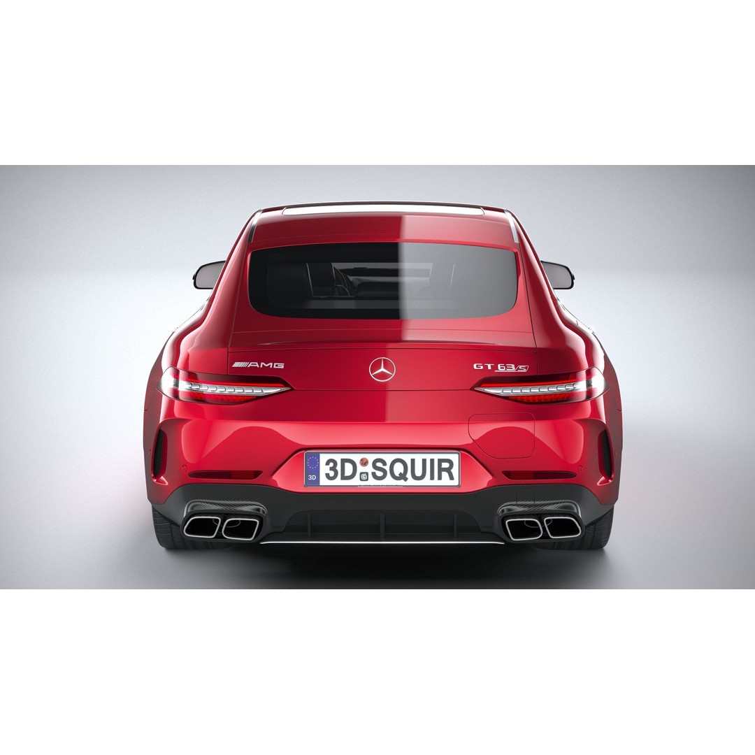 Mercedes-Benz AMG GT63 S E Performance 3D Model – High Poly Car Asset, FBX, OBJ - View 6