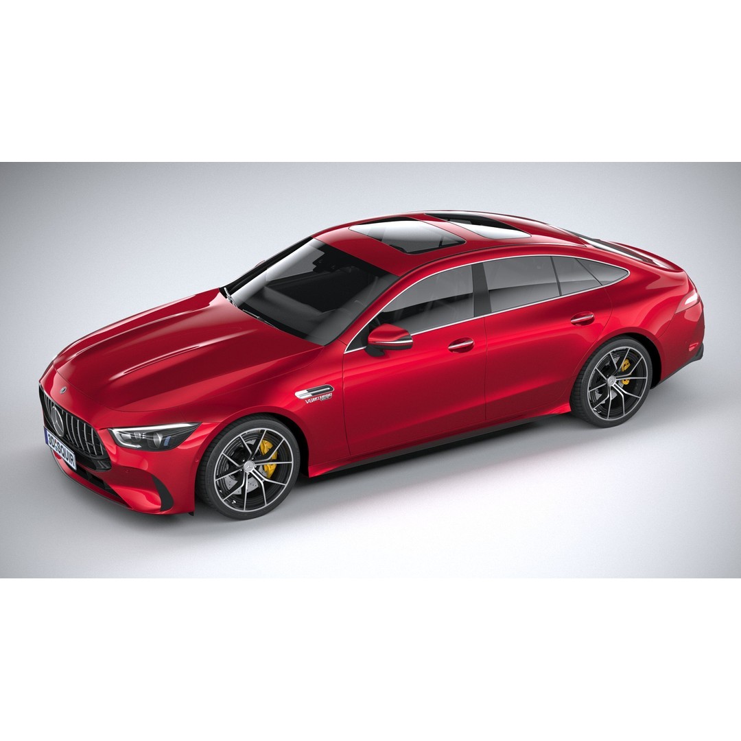 Mercedes-Benz AMG GT63 S E Performance 3D Model – High Poly Car Asset, FBX, OBJ - View 9