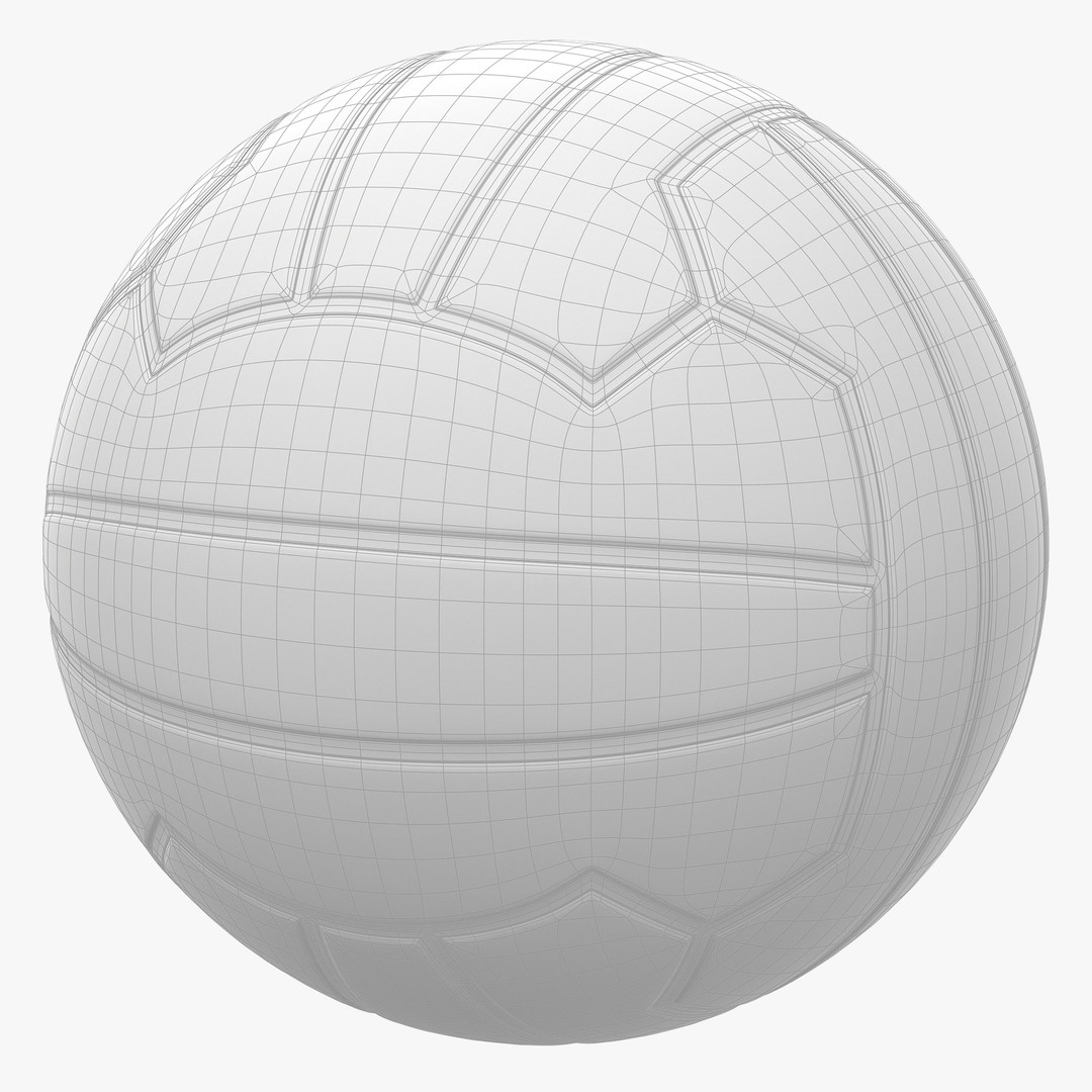 Mikasa Netball Ball 3D Model – High Poly PBR Asset, FBX, OBJ - View 10