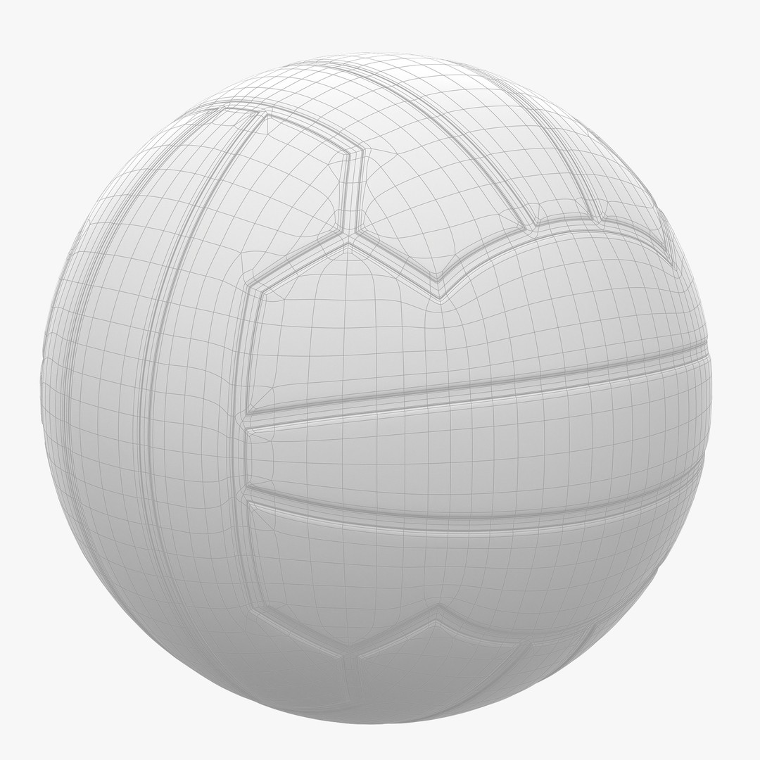 Mikasa Netball Ball 3D Model – High Poly PBR Asset, FBX, OBJ - View 11