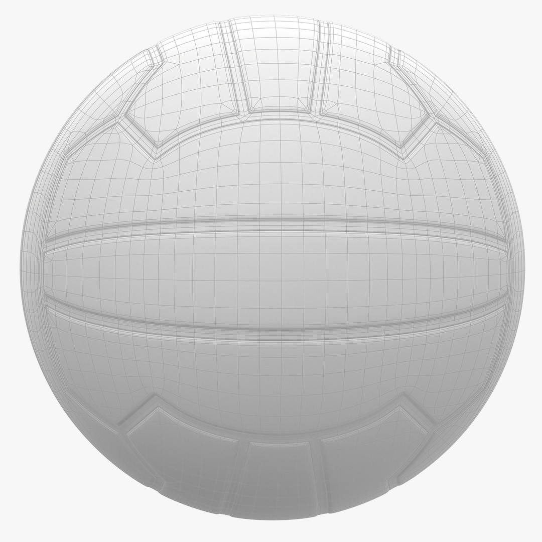 Mikasa Netball Ball 3D Model – High Poly PBR Asset, FBX, OBJ - View 12