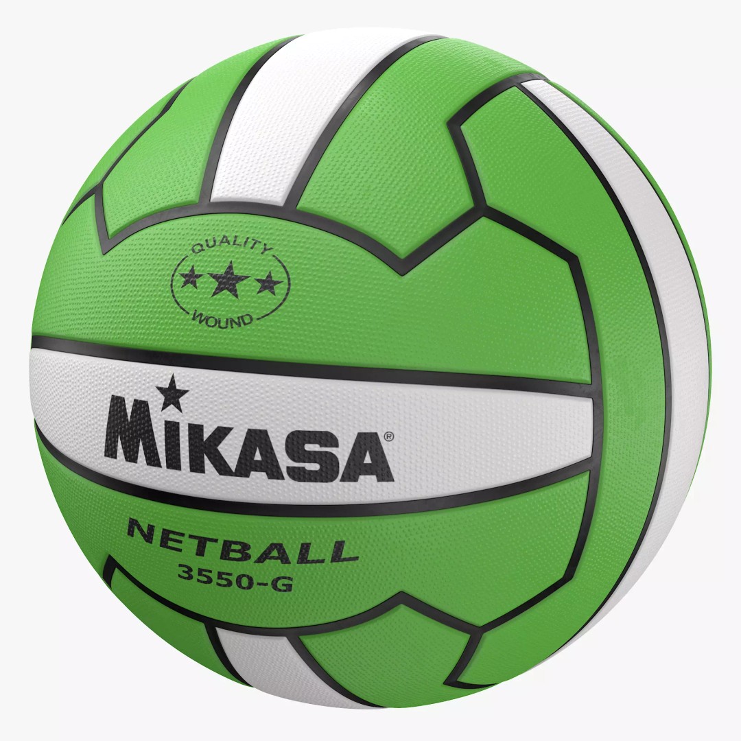 Mikasa Netball Ball 3D Model – High Poly PBR Asset, FBX, OBJ - View 2