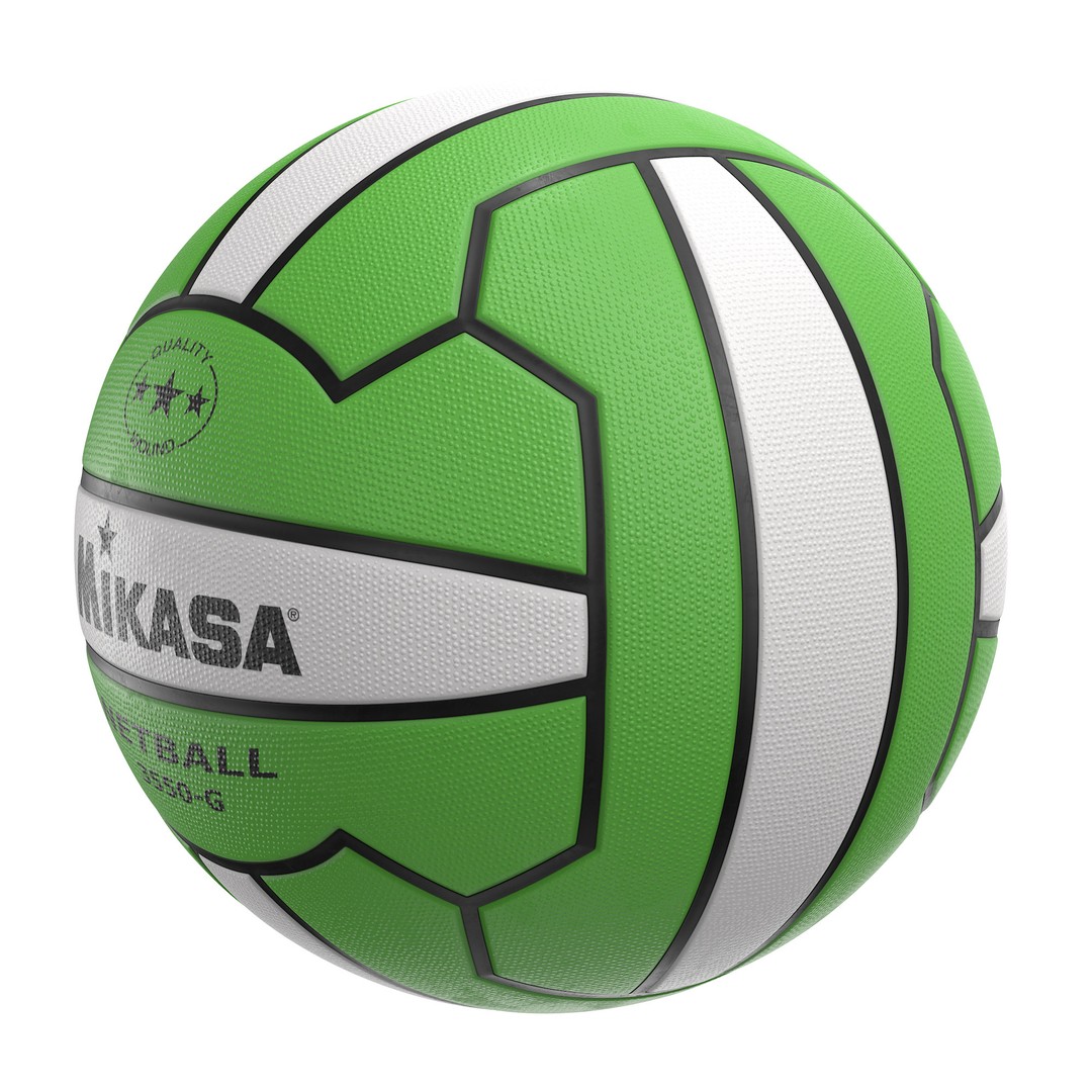 Mikasa Netball Ball 3D Model – High Poly PBR Asset, FBX, OBJ - View 20