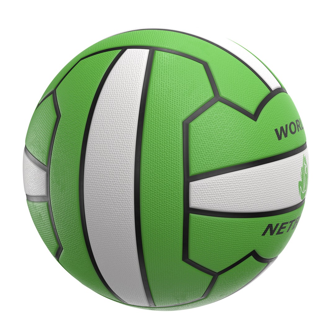 Mikasa Netball Ball 3D Model – High Poly PBR Asset, FBX, OBJ - View 25