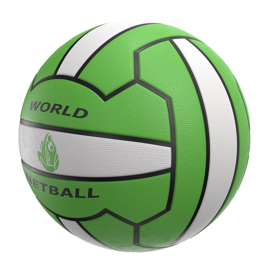 Mikasa Netball Ball 3D Model – High Poly PBR Asset, FBX, OBJ - View 35