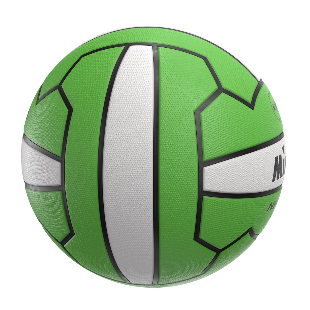 Mikasa Netball Ball 3D Model – High Poly PBR Asset, FBX, OBJ - View 40