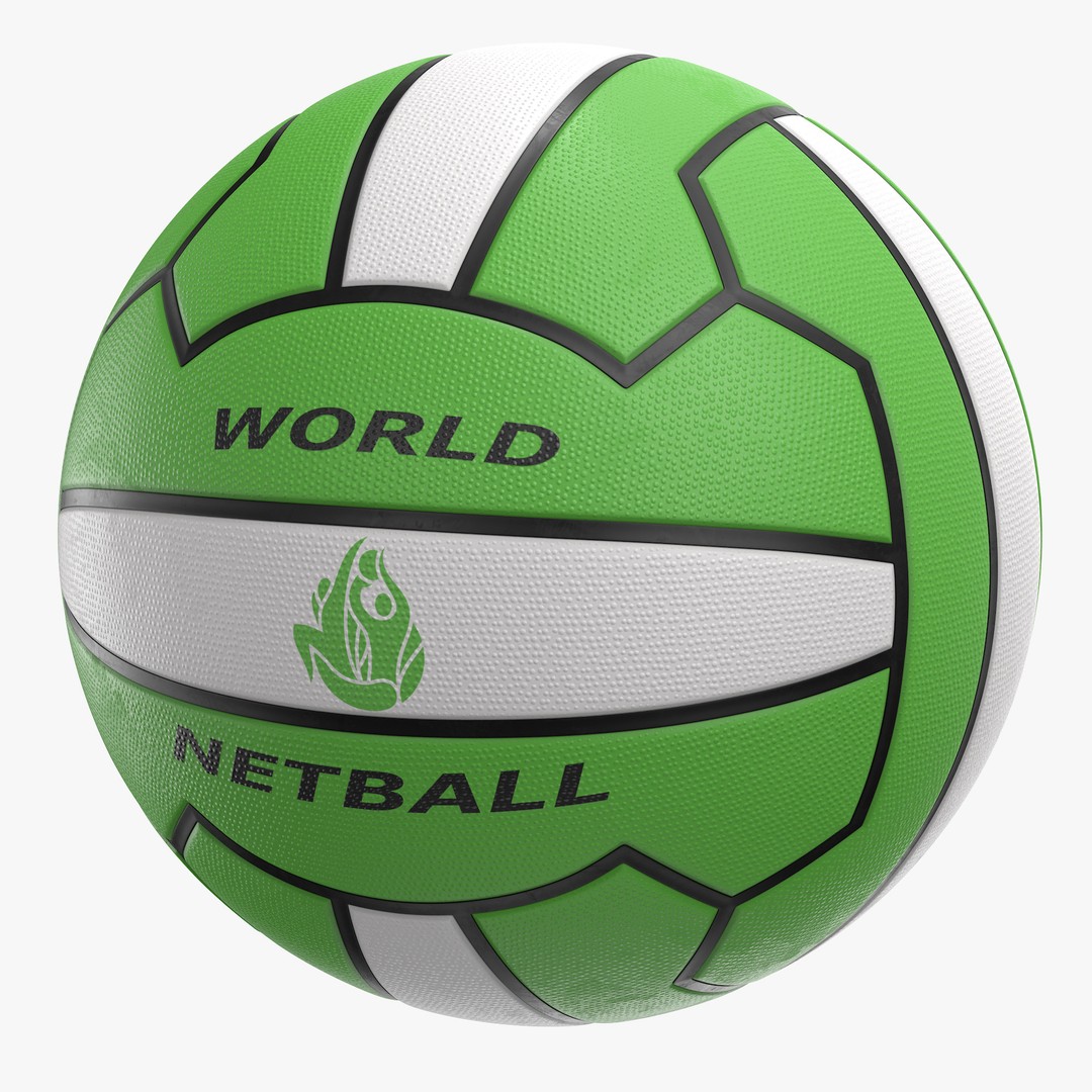 Mikasa Netball Ball 3D Model – High Poly PBR Asset, FBX, OBJ - View 5
